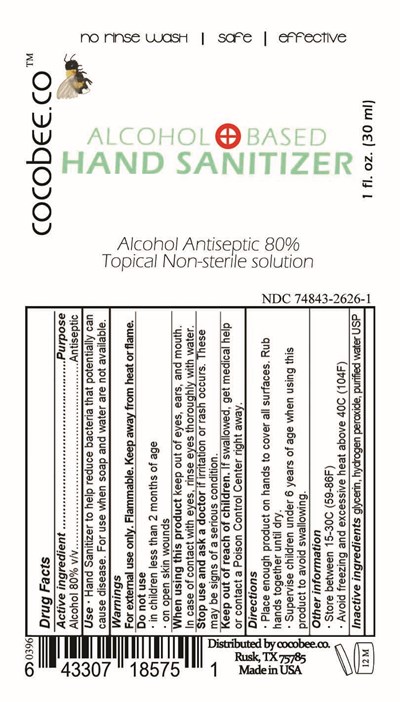 30ml Cocobee.co Hand Sanitizer Spray Bottle (Cocobee Hand Sanitizer   1 Oz)